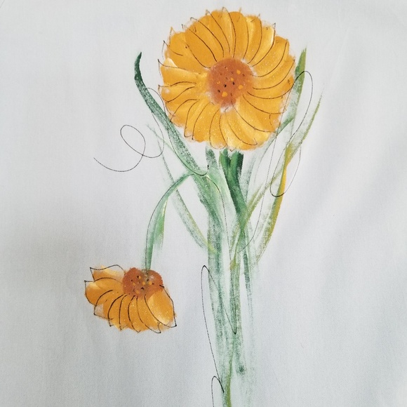 Sunflower Handpainted Dress - small - Picture 3 of 7